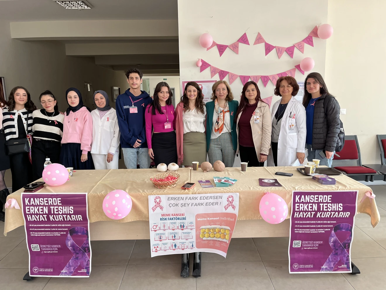 Meme Kanseri Farkındalık Ayı Etkinliği Yapıldı